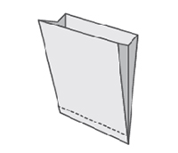 Máquina para Fabricar Bolsas de Papel, Planas con Fuelle
