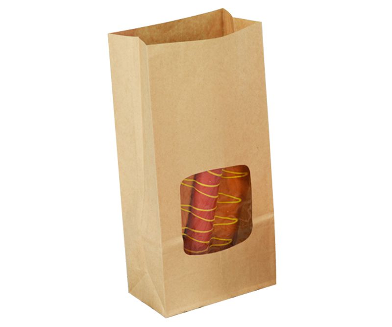 Bolsa de Papel con Ventana Transparente
